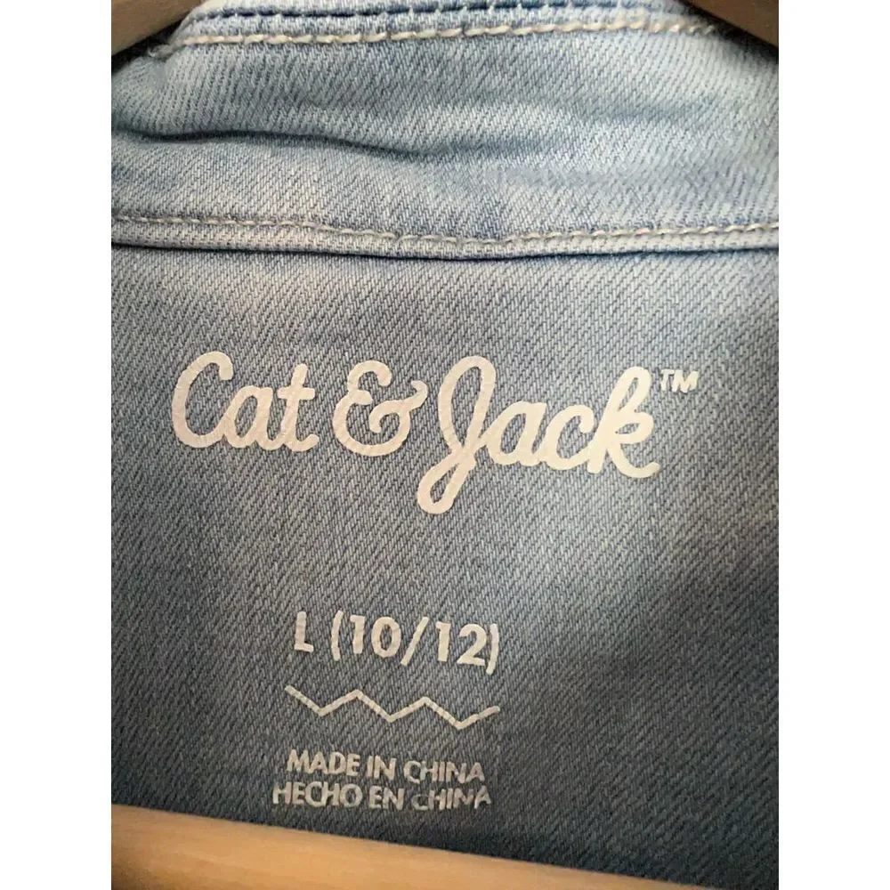 Cat and Jack Girls Denim Vest
